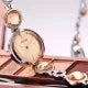 KIMIO Fashion Stone Bracelet Watch For Women / Girls - Orange